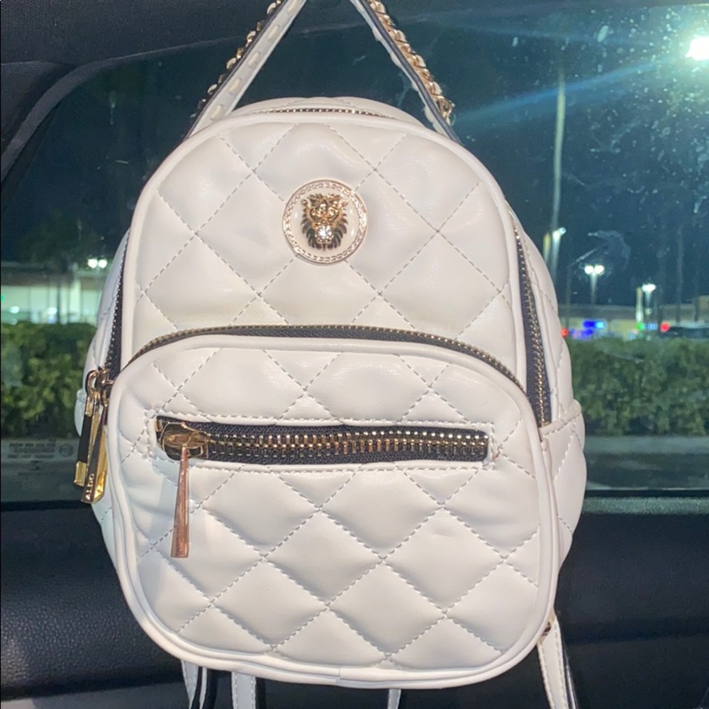 Limited addition white Aldo mini book bag